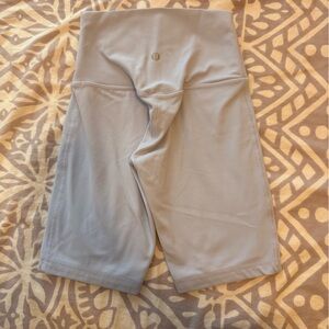 Light Purple/lavender Lululemon biker shorts